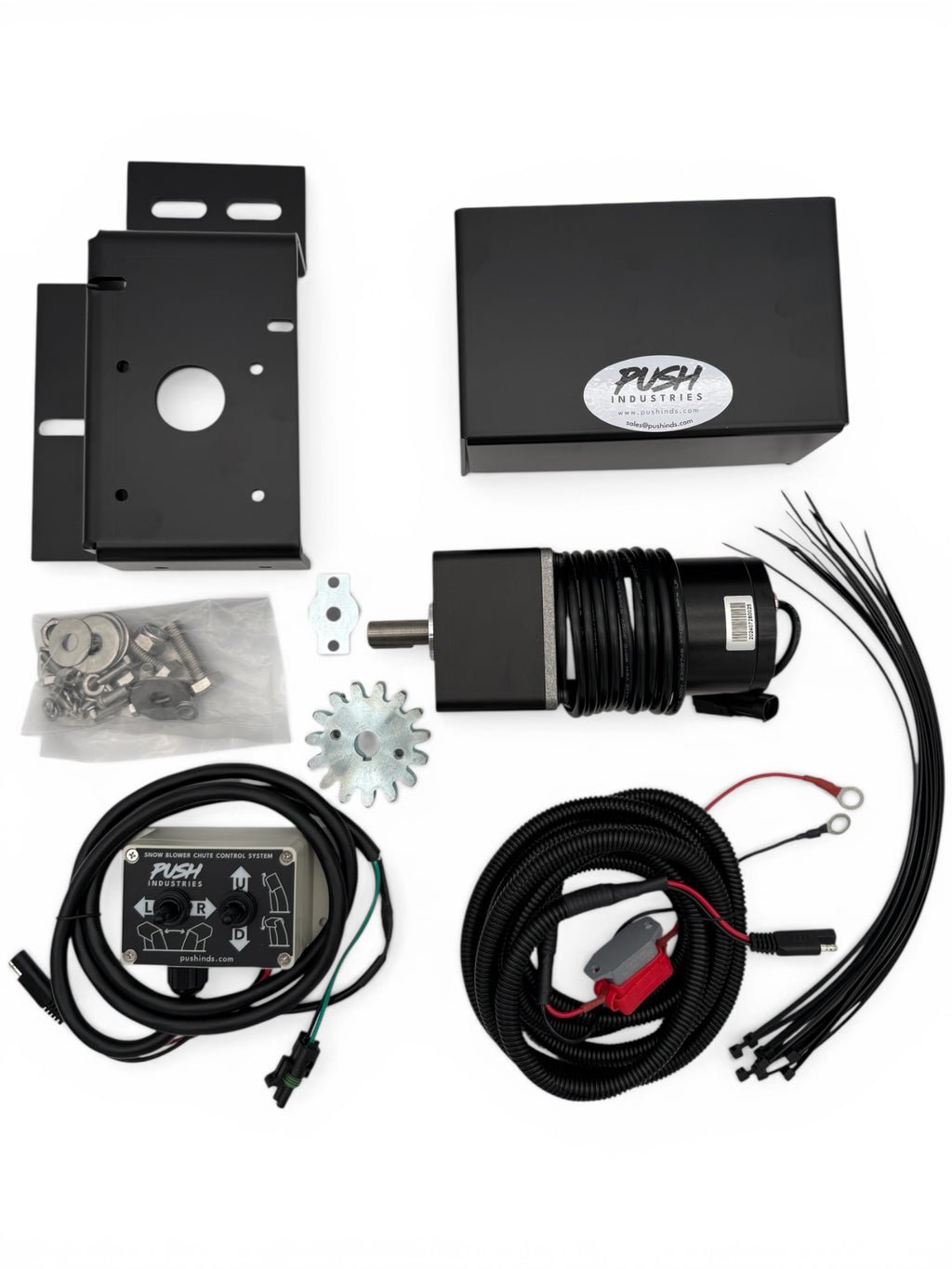 12V Electric Chute Rotation System | Upgrade for WoodMaxx SB48, SB60 ...