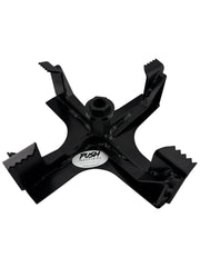 4-Blade Steel Impeller | 118.605 | Repl. CURRENT OEM PLASTIC 3-Blade AM138205 & Agrimetal 99-50-0055 | Repl. for John Deere 47