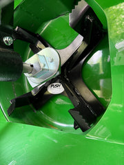 4-Blade Steel Impeller | 118.605 | Repl. CURRENT OEM PLASTIC 3-Blade AM138205 & Agrimetal 99-50-0055 | Repl. for John Deere 47