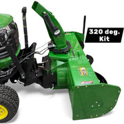 Chain-Drive 320° Chute Rotation Conversion Kit | For John Deere 47 and 54 Snow Blowers | 118.645