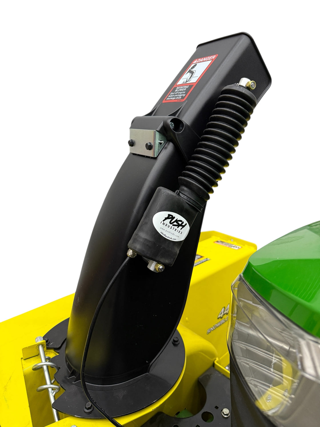 Electric Rotation + Deflector System | Upgrade for John Deere BM27737 ...