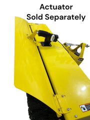 Convert Manual TCB10392 Deflector to Electric | for John Deere HD 60 Broom | Bracket and Hardware Only | 118.695.brkt.hw