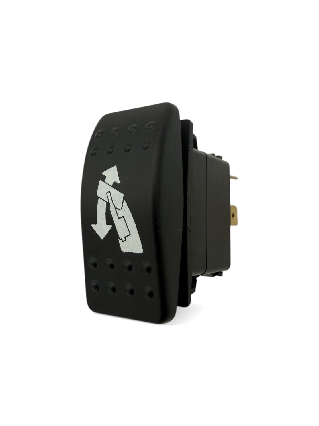 Chute Deflector Rocker Switch | Custom Labeled | 118.532 – Push Industries