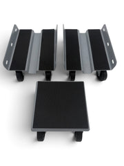 Universal Snowmobile Dolly Set | 3-Piece Garage Dolly System | Steel Construction | Gray | 101.325