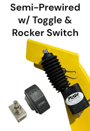 Snow Blower Actuator Chute Deflector | Control Kit | Semi Pre-Wired | Toggle & Rocker Switch| 118.504
