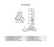 MasterCraft Ski Tow Repair Kit | Ski Tow Bushing (554346), Billet Threaded Top (554345) & Ski Tow Bottom (5547403)