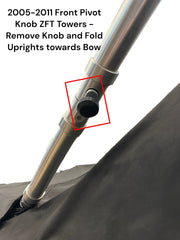 Front Tower Pivot Knob | Replaces MasterCraft 554971 (2007–2011 ZFT3) | P4-554971