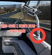 Replacement Rear Tower Pivot Knob | 2005-2011 MasterCraft X-Star and X-Series OEM Towers | Replaces OEM 55494020 & 554977 | P4-55494020