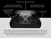 Vortex Universal Kennel & Crate Fan | Dual 3