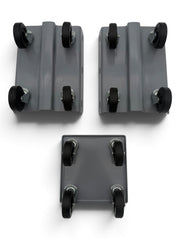 Universal Snowmobile Dolly Set | 3-Piece Garage Dolly System | Steel Construction | Gray | 101.325